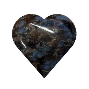 Que Sera (Llanite) Polished Puff Heart 30mm